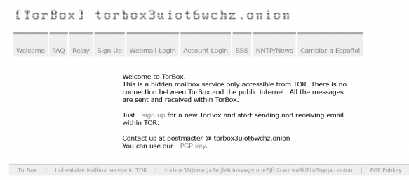 [TorBox] The Tor Mail Box
